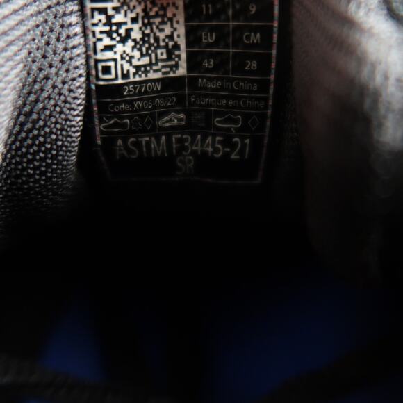 Shoes for Crews Slip Resistant Work Sneaker Womens 11 Galley II Black Leather - Picture 15 of 16